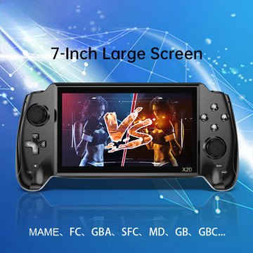 POWKIDDY X20 Portable Retro Handheld Video Game Console 7.0 Inch HD Screen Bulit-in 3000 Game 16GB